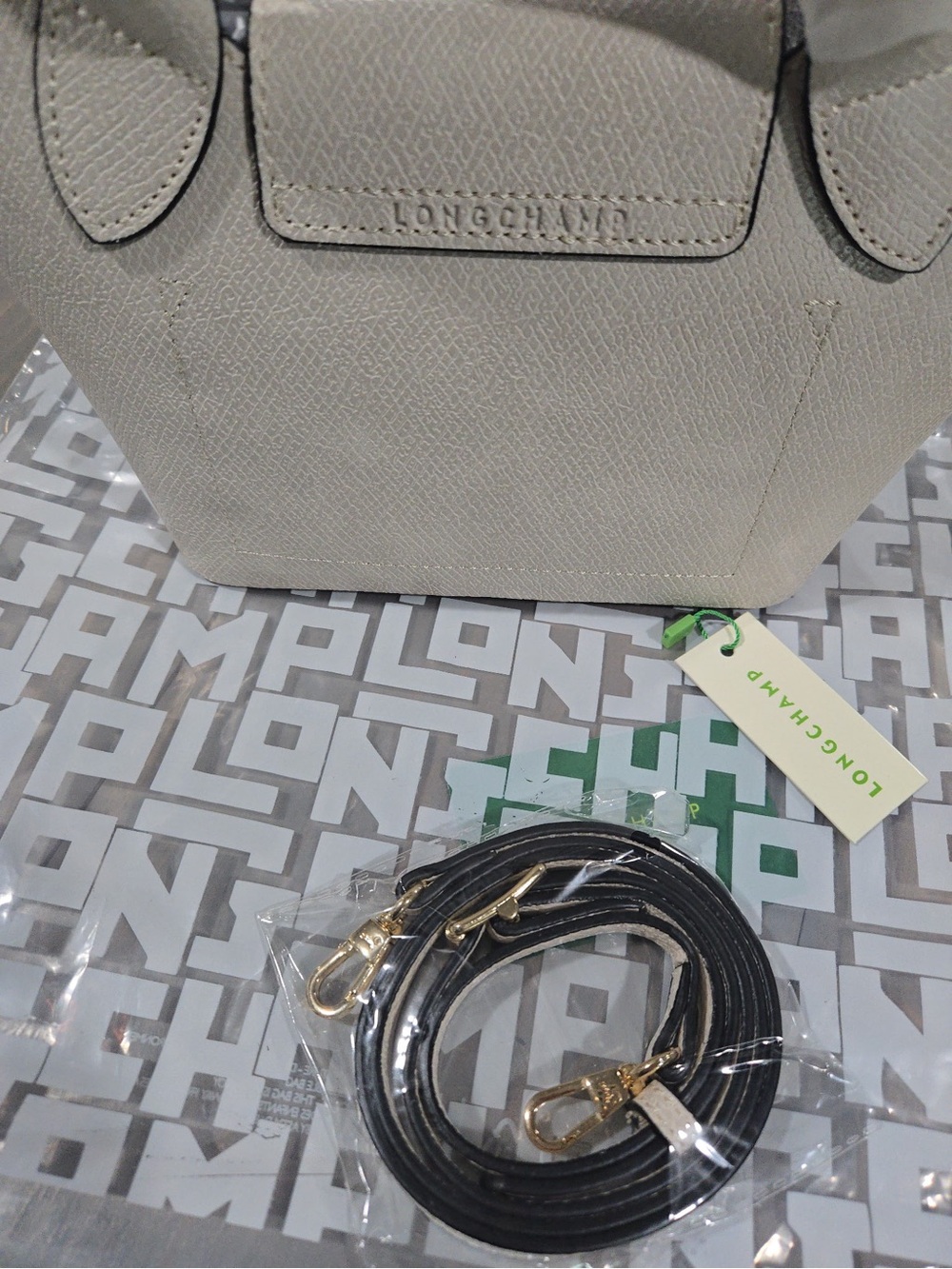 Longchamp XS epure ivory Mini Top-Handle Crossbody Bag small - Picture 5 of 5